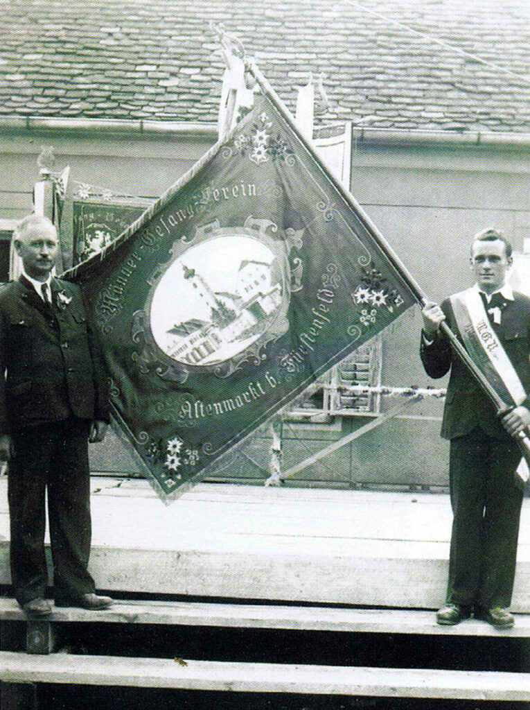 Chormeister Wilhelm Birchbauer, Fahnenjunker Anton Krachler