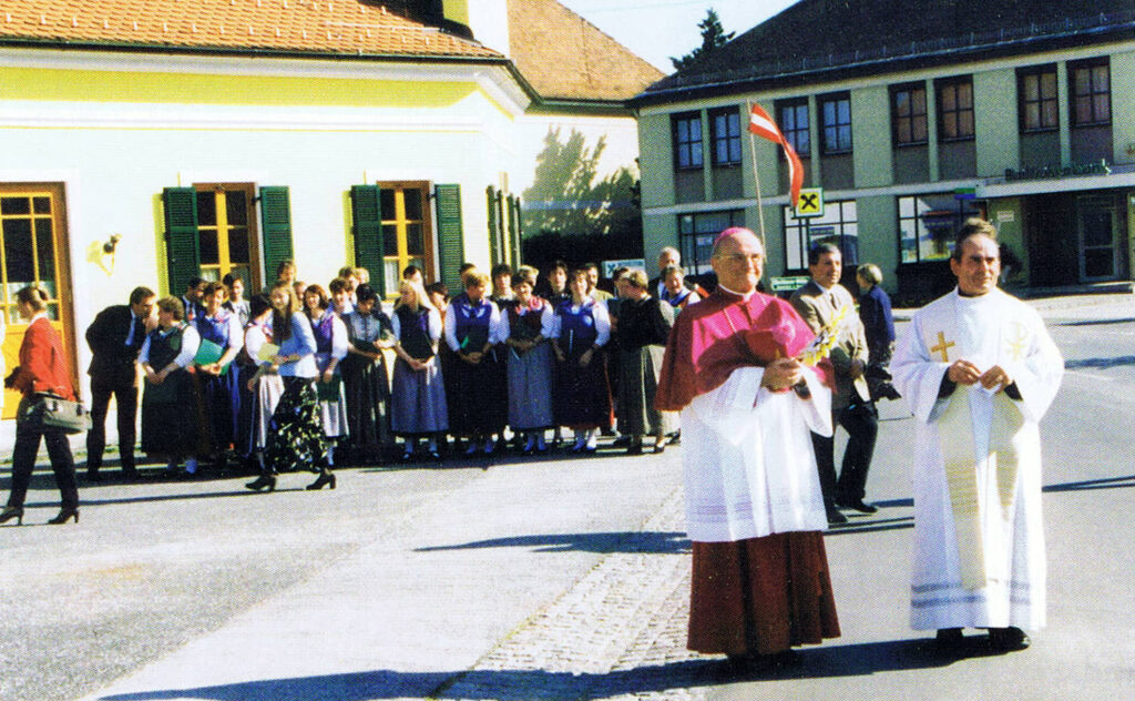 Bischof Weber – Firmung 1998