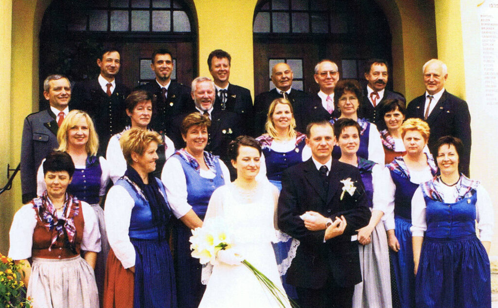 Hochzeit der Chorleiterin Judith Ócsai und György Jakab (29.5.2004)